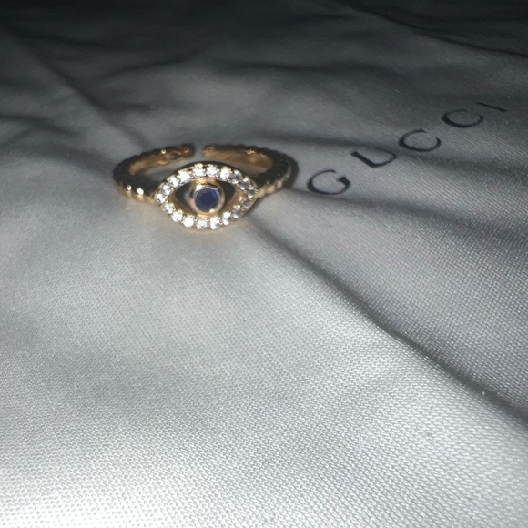 Adjustable evil eye ring - Picture 1 of 5